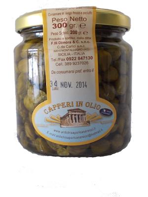Capperi in olio 300gr