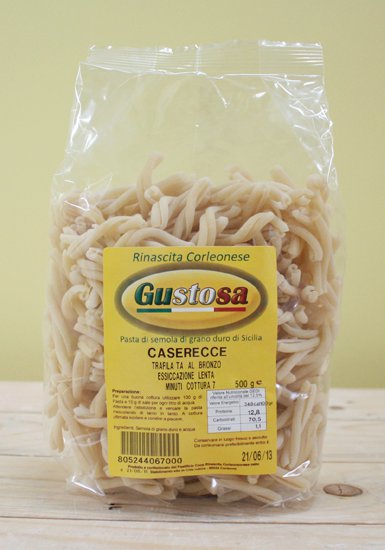 Caserecce 500gr - prodotti tipici siciliani